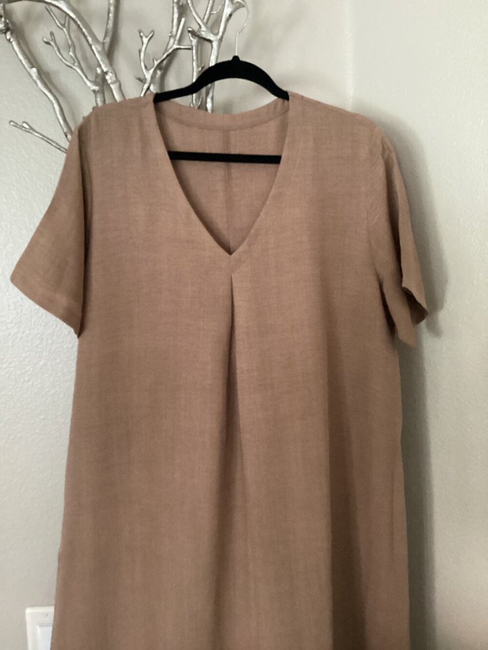 Unbranded tan, brown women's maxi dress, size XL